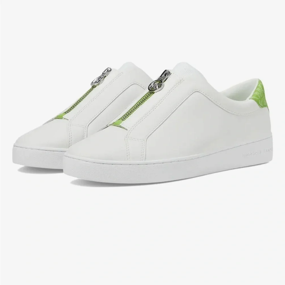 Michael Kors 100 % leather KEATON LEATHER LIFESTYLE CASUAL AND FASHION SNEAKERS